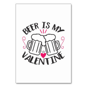 Numeração De Mesa Casal Art Beer É Meu Namorados