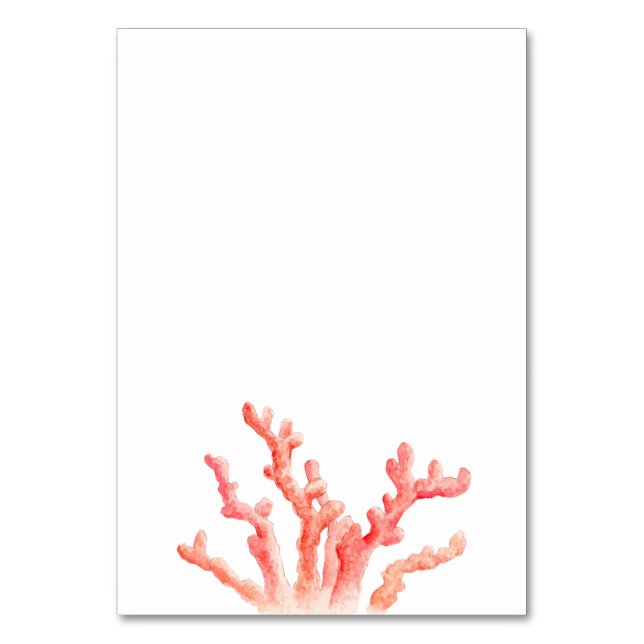 Numeração De Mesa Casal de solteiro cor d'água de Coral (Frente)