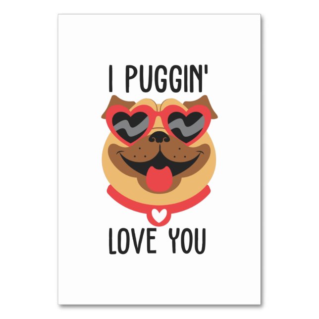 Numeração De Mesa Casal Presente Que Te Amo (Frente)