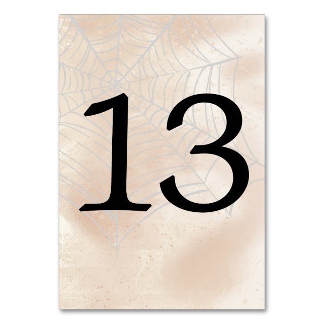 Numeração De Mesa Casalzinho Sinistro Mesa Número 13 (Frente)