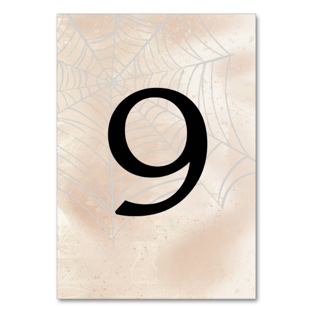 Numeração De Mesa Casalzinho Sinistro Número da Mesa 9 (Frente)