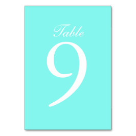 Numeração De Mesa casamento azul-turquesa-azul-do-ovo de robin