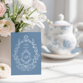 Numeração De Mesa Casamento Barroco Vintage em Damasso