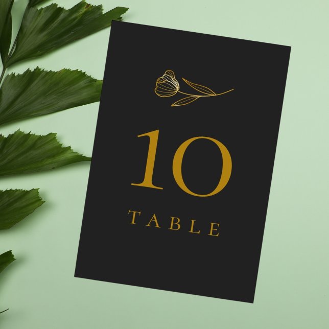 Numeração De Mesa Casamento Botânico Floral Boho Minimalista (Criador carregado)