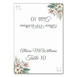 Numeração De Mesa Casamento Carteira Tropical Elegance-Meat-