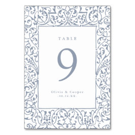 Numeração De Mesa Casamento Clássico de Frame de Ornamentado da Dust