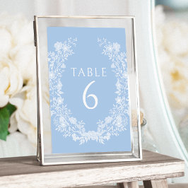 Numeração De Mesa Casamento clássico de rusticidade floral branco az