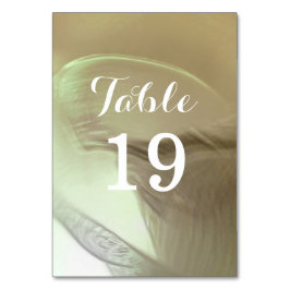 Numeração De Mesa Casamento com Detalhe da Flor Romântica