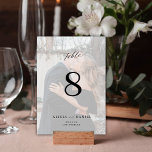 Numeração De Mesa Casamento com foto personal<br><div class="desc">Script de cal</div>