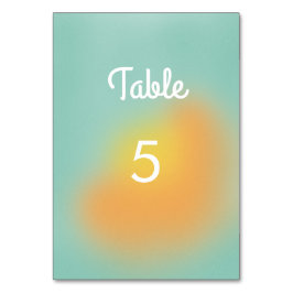 Numeração De Mesa Casamento Cor-de-Cor-de-Cor-de-Cor-de-Laranja