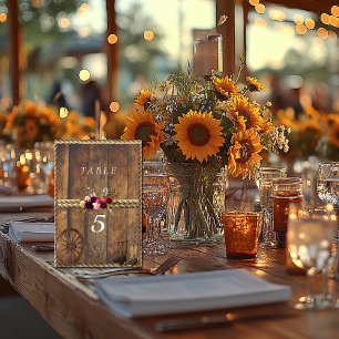 Numeração De Mesa Casamento Country Western Rosas Vermelhas Rosadas 