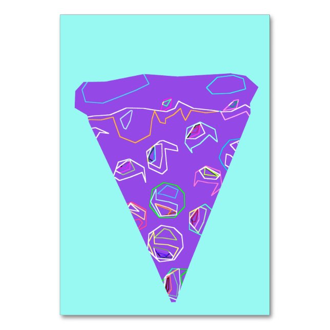 Numeração De Mesa Casamento da Pizza Party (Frente)