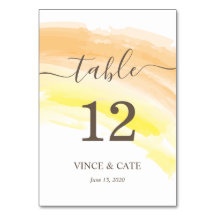 Casamento de Abertura de Cor Laranja Amarela