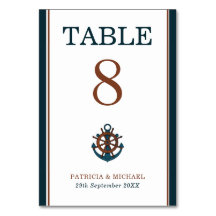 Casamento de Âncora Marinho Náutica Elegante