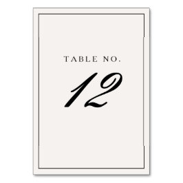 Numeração De Mesa Casamento de Caligrafia Formal de Quadro Negro Ele