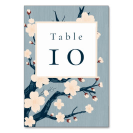 Numeração De Mesa Casamento de cereja japonesa floresce