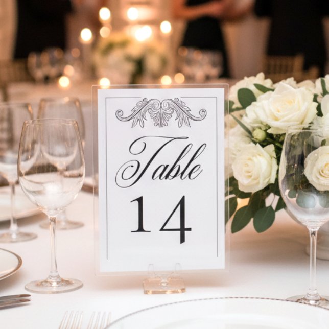 Numeração De Mesa Casamento de Crest de Aves da Chinoiserie Negra El (Criador carregado)