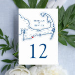 Numeração De Mesa Casamento de Destino de Cabo Cod<br><div class="desc">Estes encantadores números de tabela do mapa do Cabo Cod são perfeitos para a recepção do casamento do Cabo Cod. Eles também fazem números de excelente para jantadas de ensaio em Cape Cod ou em qualquer outro grande partido. O mapa traçado manualmente inclui Barnstable, Bourne, Brewster, Buzzards Bay, Cataumet, Centerville,...</div>