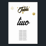 Numeração De Mesa Casamento de Destino de Las Vegas Dourado<br><div class="desc">Uma mão única desenhou o design de casamento do casino de Las Vegas. Um destino moderno em Las Vegas, tema do casamento de Nevada com cartas de jogar, jogos de casino com ilustrações temáticas. Um design de cartão do número da mesa de casamento de Las Vegas ideal para casamentos temáticos...</div>