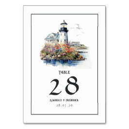 Numeração De Mesa Casamento de destino em Newport, Rhode Island