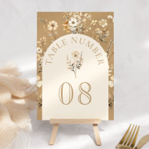 Casamento de Flor Silvestre Boho Outono