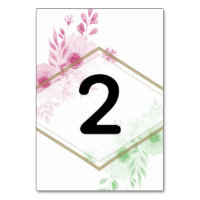 Casamento de Flores de Aquarela Elegante