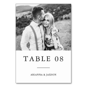 Numeração De Mesa Casamento de Fotografia da Tipografia Branca Mínim