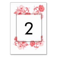 Casamento de Hibiscus Watercolor Elegante