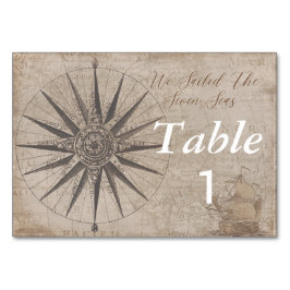 Numeração De Mesa Casamento de Iate Oceânico Náutico