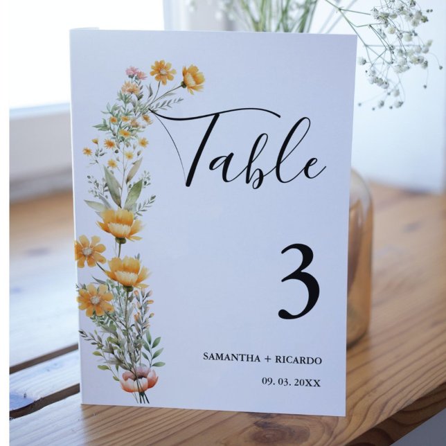 Numeração De Mesa Casamento de Marinha Selvagem com Boho Weadow Ivor (Criador carregado)