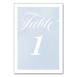 Numeração De Mesa Casamento de Paisagem de Encantamento de Aquarelas