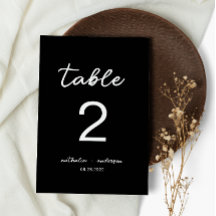 Casamento de Script Negro de Luxo