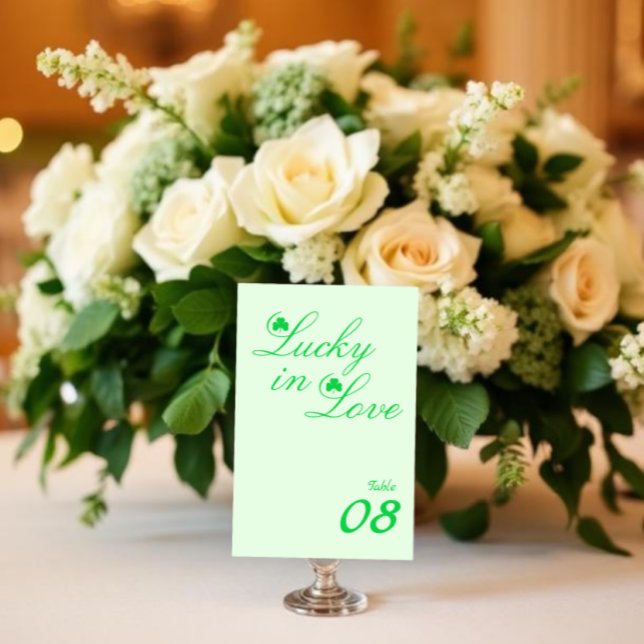 Numeração De Mesa Casamento De Sorte No Amor (Criador carregado)