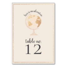 Casamento de Tema Viagem do Mapa Mundial da Aventu