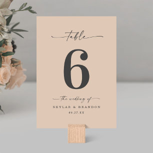 Numeração De Mesa Casamento Dourado Amarelo Simples de Champanhe Sól