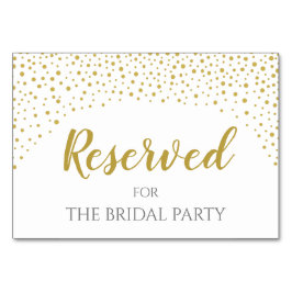 Numeração De Mesa Casamento Dourado de Confetti Moderno Elegante res