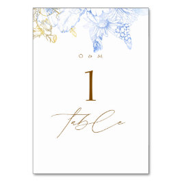 Numeração De Mesa Casamento Dourado, russo e elegante Florais Rosa