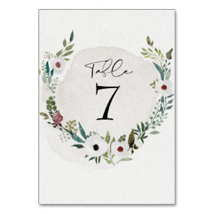 Numeração De Mesa Casamento Elegante Burgundy Eucalyptus Greenery