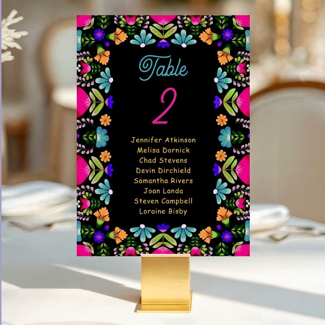 Numeração De Mesa Casamento elegante de fiesta (Criador carregado)
