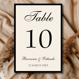 Numeração De Mesa Casamento Elegante e Atemporal com Dinheiro Antigo