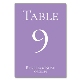 Numeração De Mesa Casamento elegante minimalista simples do texto da