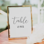 Numeração De Mesa Casamento elegante simples<br><div class="desc">Número da Tabela de Casamento Elegante Simples</div>