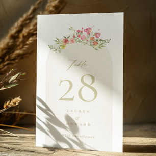 Numeração De Mesa casamento elegnat daît florals primavera jardim