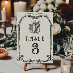 Numeração De Mesa Casamento Fantástico da Idade Média Medieval<br><div class="desc">Casamento de Fantasia da Idade Média</div>