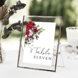 Numeração De Mesa Casamento Feliz