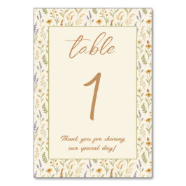Numeração De Mesa Casamento Floral de Flor de Flor de Watercolor Sel