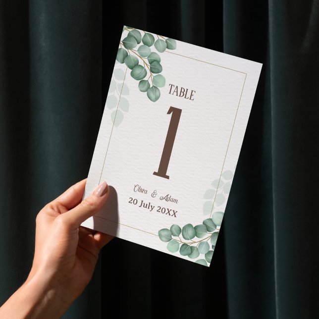 Numeração De Mesa Casamento Floral do Jardim de Verão (Criador carregado)