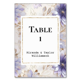 Numeração De Mesa Casamento Floral Dourado com Pérola bonito