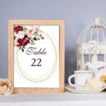 Casamento Floral Dourado de Fronteira de Autumn Bu