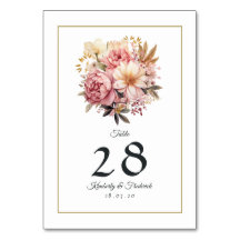 Casamento Floral Dourado e Blush